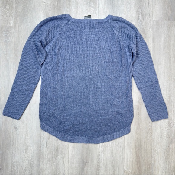 INC Textured Blue Knit Sweater M - Picture 7 of 7